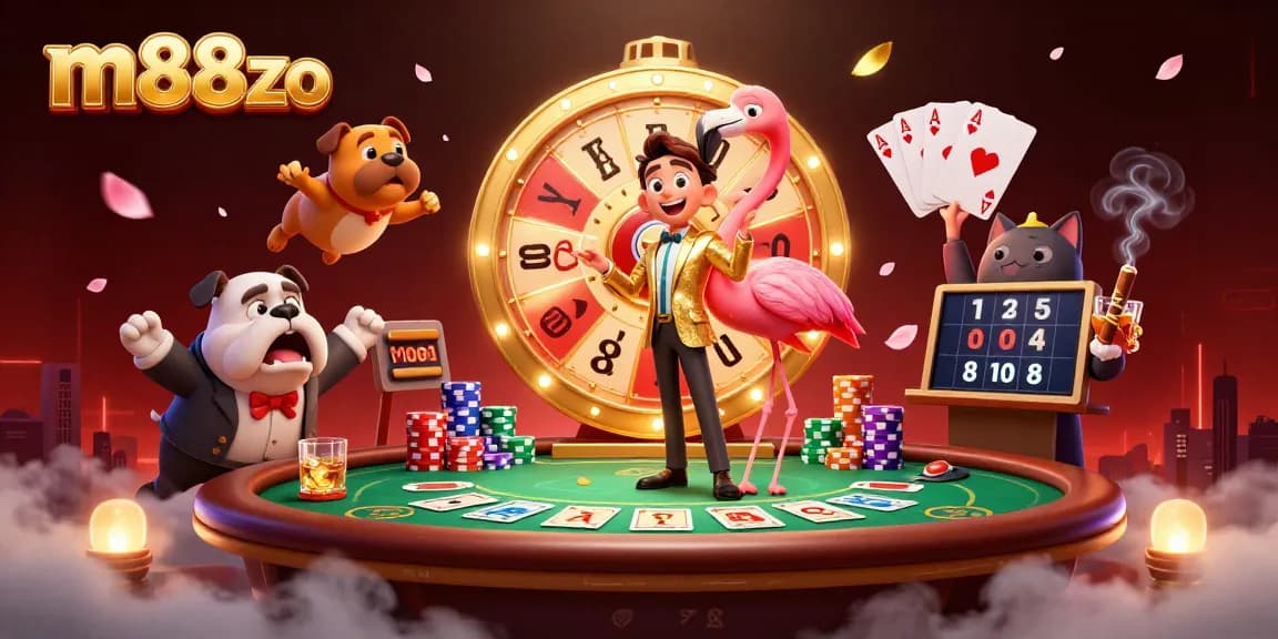 Win exciting prizes at m88zo casino with thrilling gaming experiences and vibrant visuals.