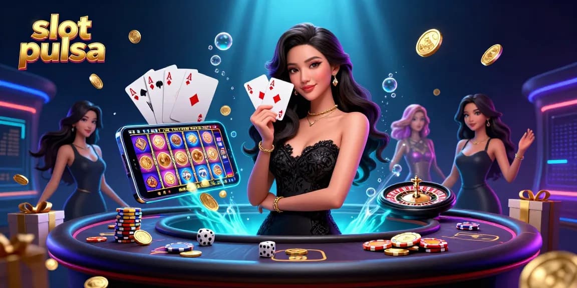 Experience the excitement of slot pulsa gaming with dynamic 3D visuals and captivating characters.