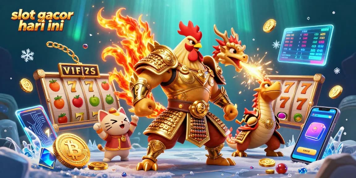 Menangkan slot gacor hari ini dengan simbol keberuntungan dan karakter unik dalam ilustrasi 3D mendebarkan.