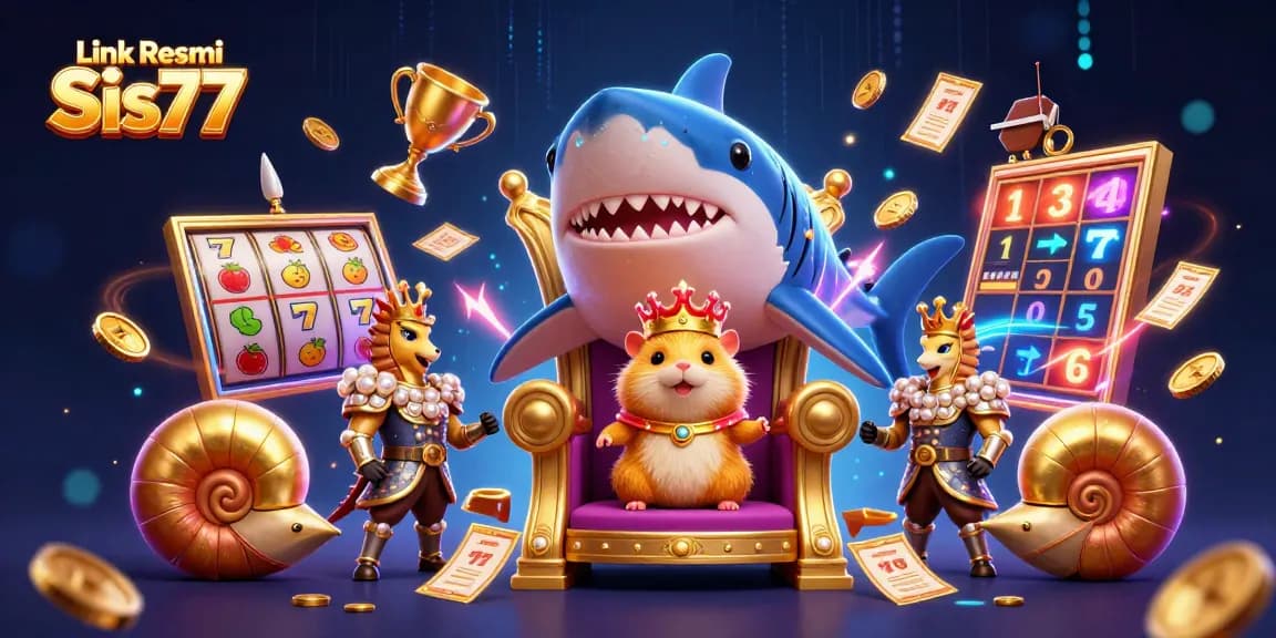 Menangkan permainan di Link Resmi Sis77 dengan raja hamster emas dan elemen slot yang menarik!