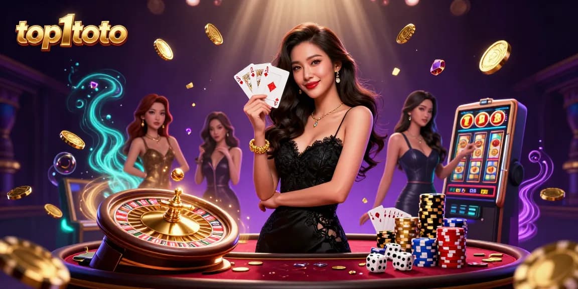Engage in thrilling gameplay at top1toto with ace cards and stunning casino visuals.