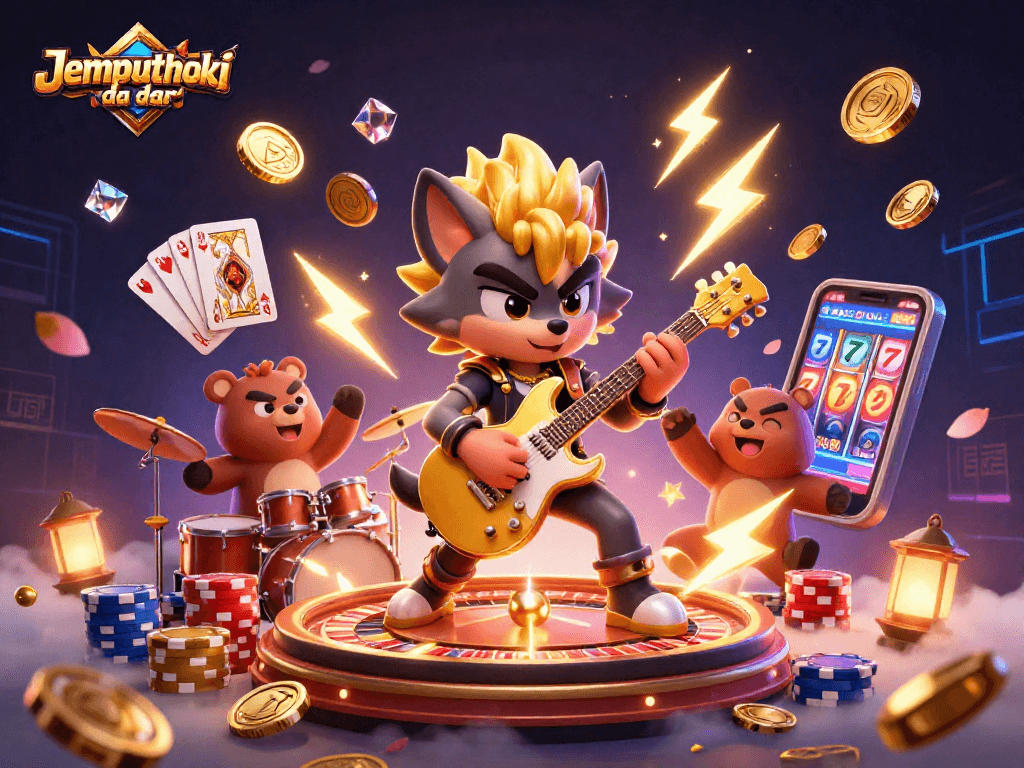Play exciting games on Jemputhoki daftar while enjoying vibrant casino festivities with golden coins and thrilling action!