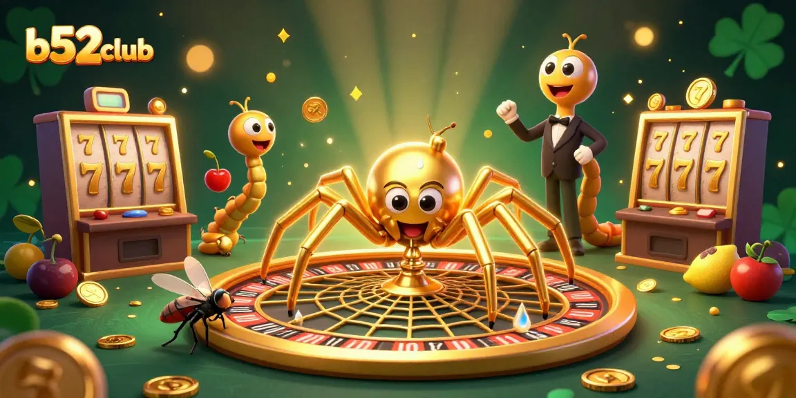 Experience thrilling winning moments at b52club with a vibrant jackpot slot scene featuring lively characters.