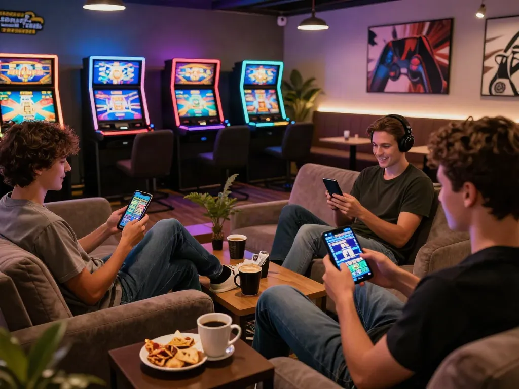Players experiencing luxury12 slot games in a cozy setting, enjoying exciting gameplay and quick withdrawals.