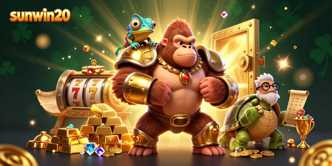 Engage with sunwin20 in this vibrant 3D illustration showcasing casino action and high-stakes excitement.