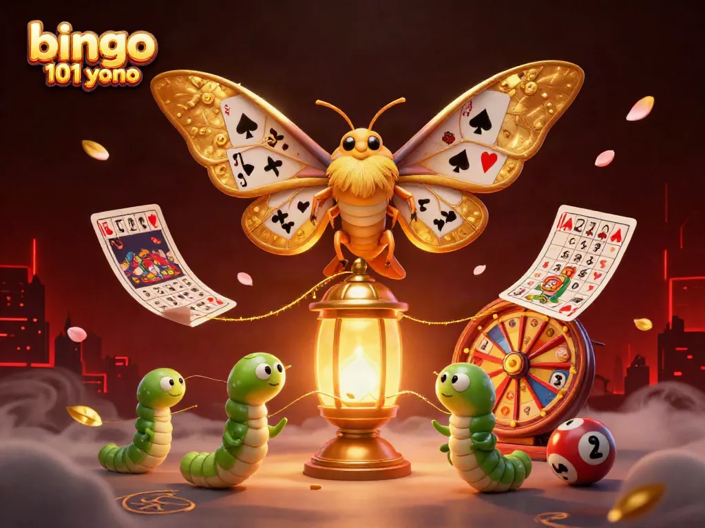 Permainan menarik di bingo 101 yono dengan karakter unik dan elemen kasino yang mempesona.