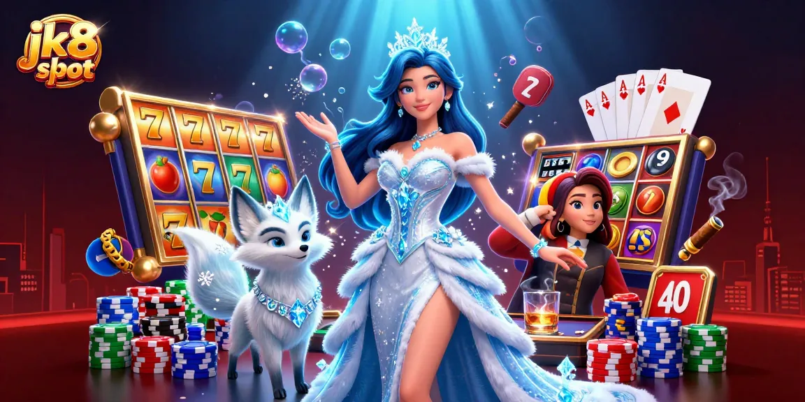 Experience the excitement of jk8 slot with vibrant reels and a glamorous atmosphere.