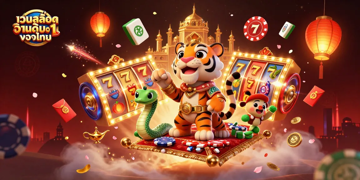 สนุกกับการเล่นสล็อตออนไลน์ที่เว็บสล็อตอันดับ 1 ของไทย ผ่านการแสดงผลภาพ 3D ที่มีสีสันสดใส