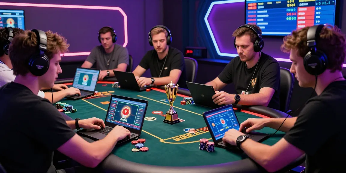 Players enjoying Game Poker Uang Asli Dominobet in a vibrant online gaming atmosphere.