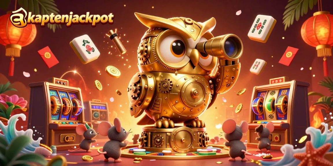Experience thrilling gameplay at kaptenjackpot with a vibrant casino scene featuring unique characters.
