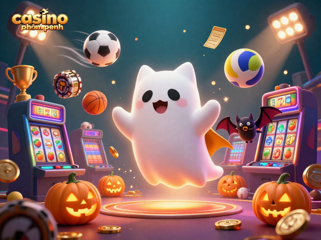 Experience the excitement of casino phnom penh with animated characters and vibrant gambling elements.