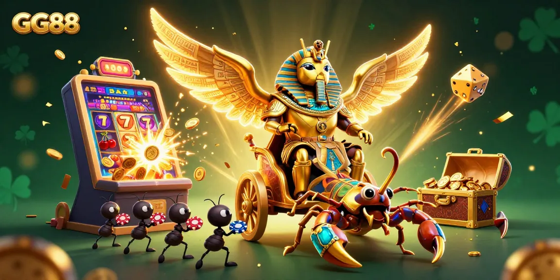 Engage with the GG88 gaming experience featuring a vibrant scene of casino excitement.