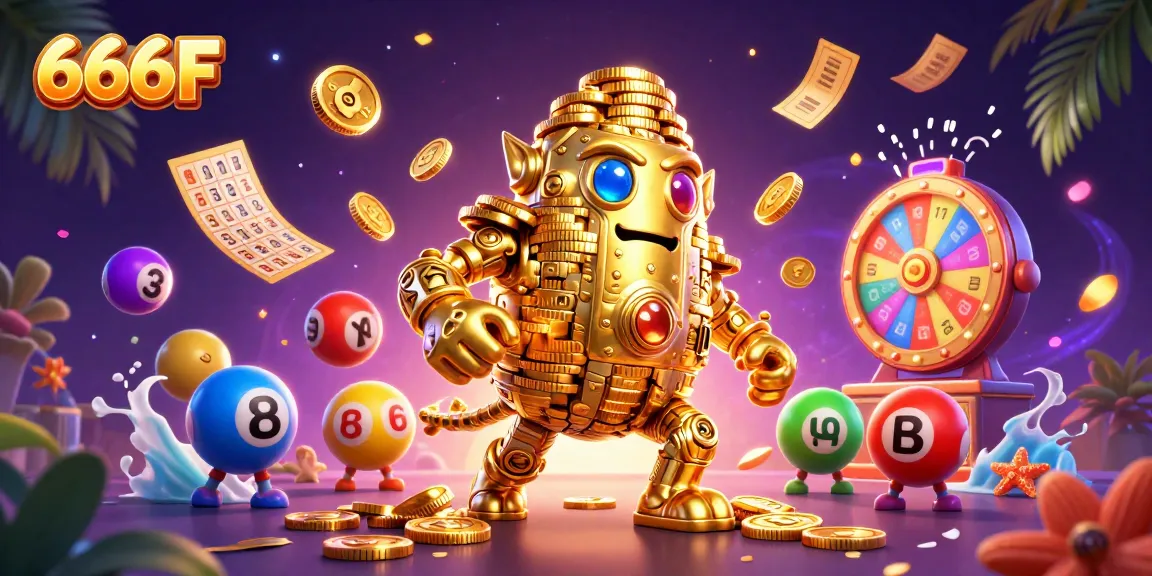 Engaging 666F casino game illustration showcasing vibrant action with animated slot symbols.