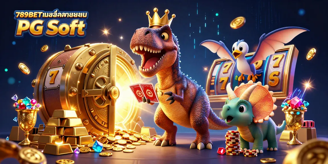 เกมสล็อตยอดนิยม PG Soft สร้างความตื่นเต้นเมื่อได้นำโชคจากการ์ตูน T-Rex