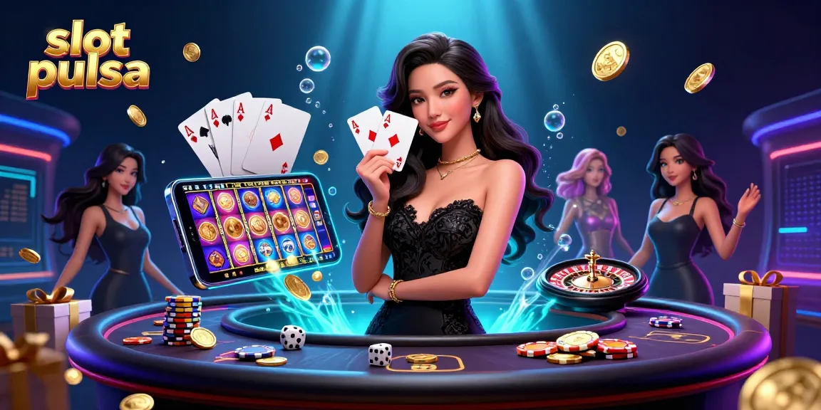 Experience the excitement of slot pulsa gaming with dynamic 3D visuals and captivating characters.