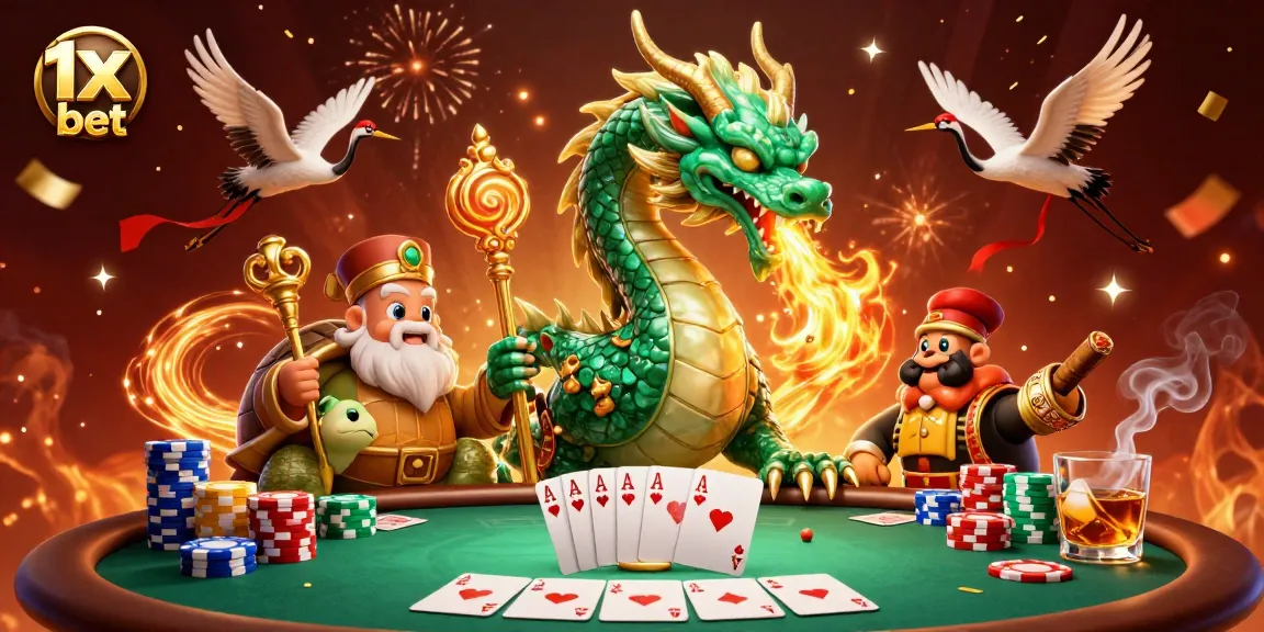 Engage in thrilling adventures at 1x bet with a lively 3D casino illustration featuring enchanting characters.