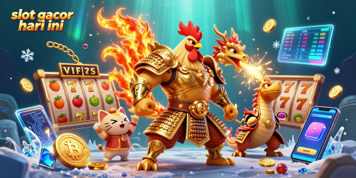Menangkan slot gacor hari ini dengan simbol keberuntungan dan karakter unik dalam ilustrasi 3D mendebarkan.