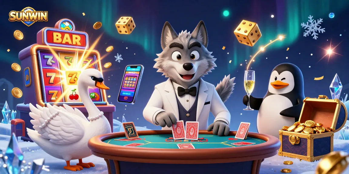 SUNWIN players enjoy a vibrant online casino experience featuring 3D characters and dynamic game elements.