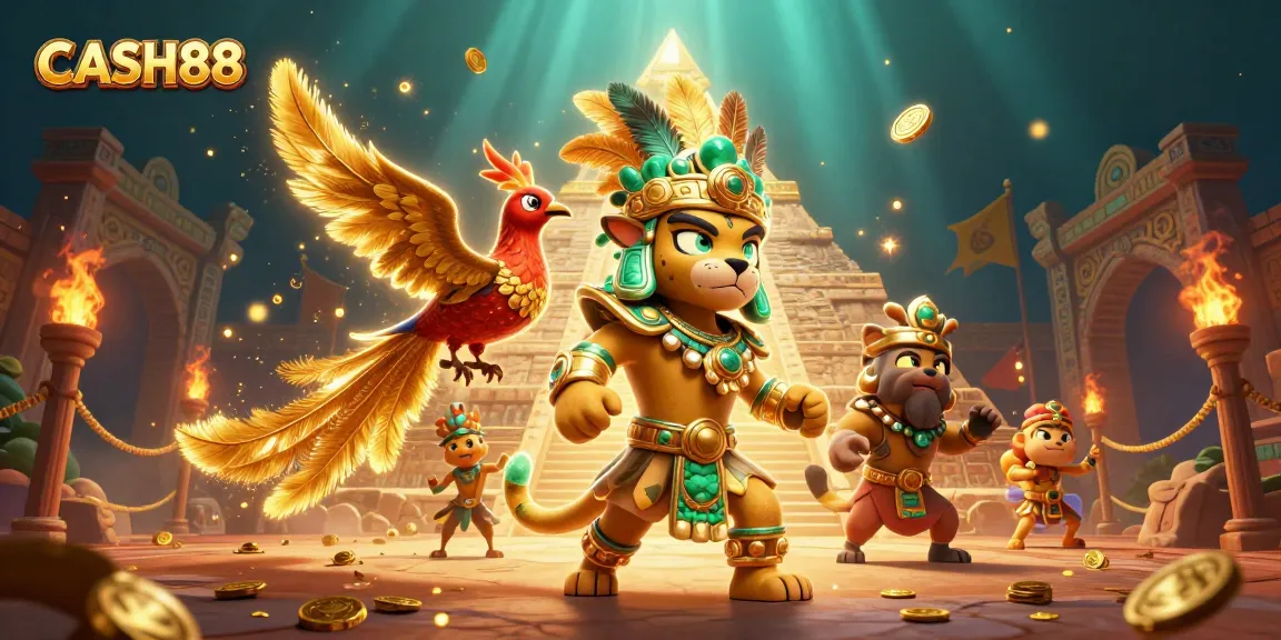 Engage in thrilling gaming action at CASH88 with vibrant 3D casino visuals and captivating elements.