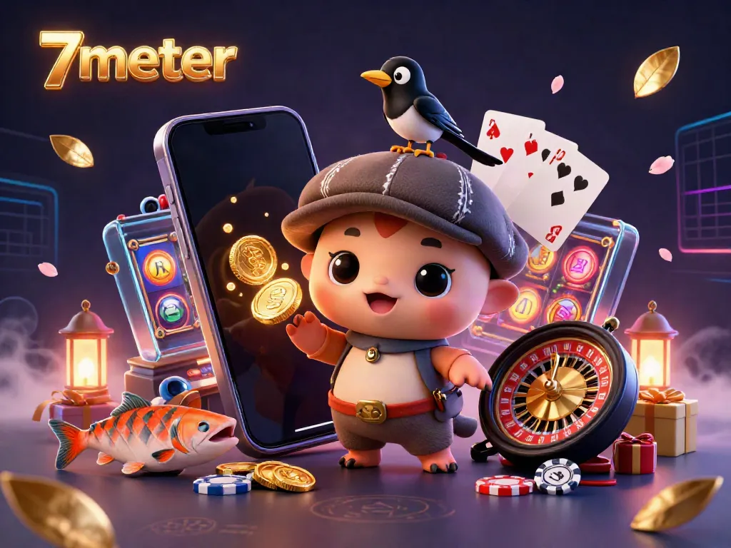 Engage in thrilling gameplay at 7meter with dynamic casino gaming elements all around.
