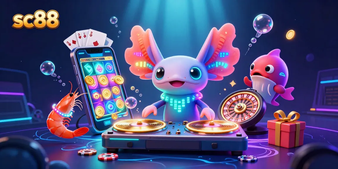 Experience sc88's thrilling casino action with vibrant underwater characters and dynamic gaming elements