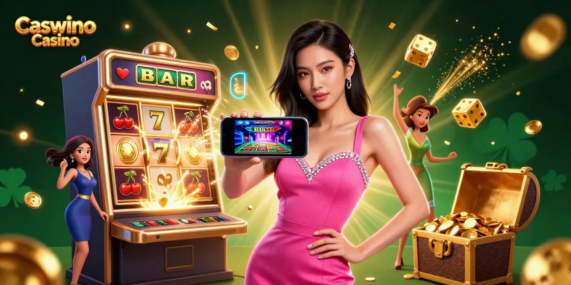 Experience the thrill of Caswino Casino with a stunning Asian woman playing live dealer games.