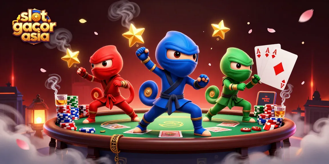 Menangkan hadiah di slot gacor asia dengan tim ninja chameleon beraksi penuh warna.