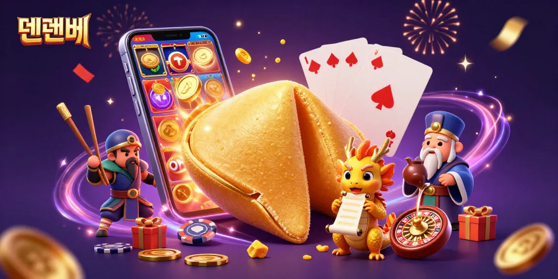 Experience winning strategies at 텐텐벳 with a dynamic 3D casino illustration showcasing fortune and gaming elements.