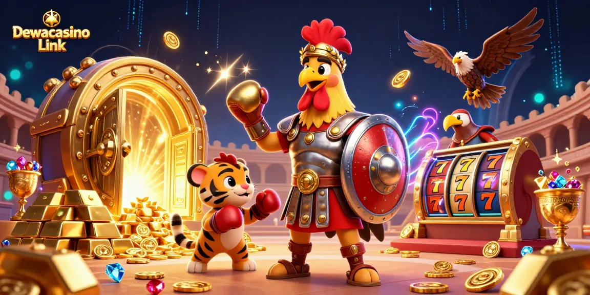 Experience exciting gameplay at Dewacasino Link, featuring dynamic slot elements and rich prizes.