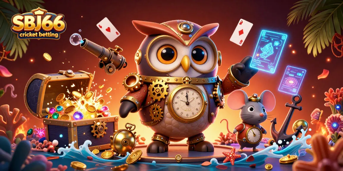 Engage in SBJ66 cricket betting with a thrilling 3D adventure featuring lively casino elements.