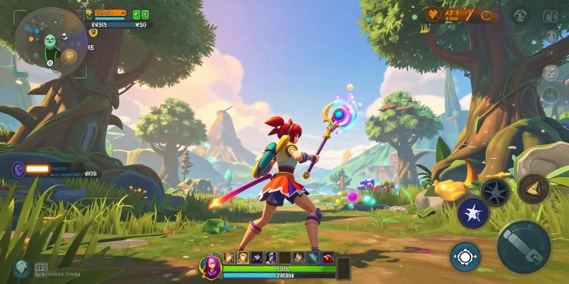 Experience thrilling action in a female hentai game featuring a dynamic protagonist battling mythical creatures.