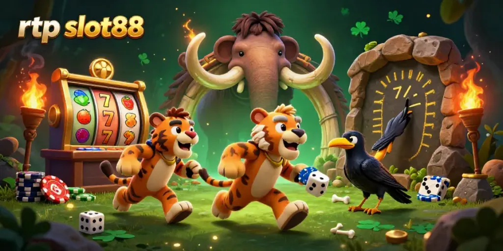 Menangkan rtp slot88 di kasino prasejarah dengan simbol keberuntungan dan grafis menakjubkan.