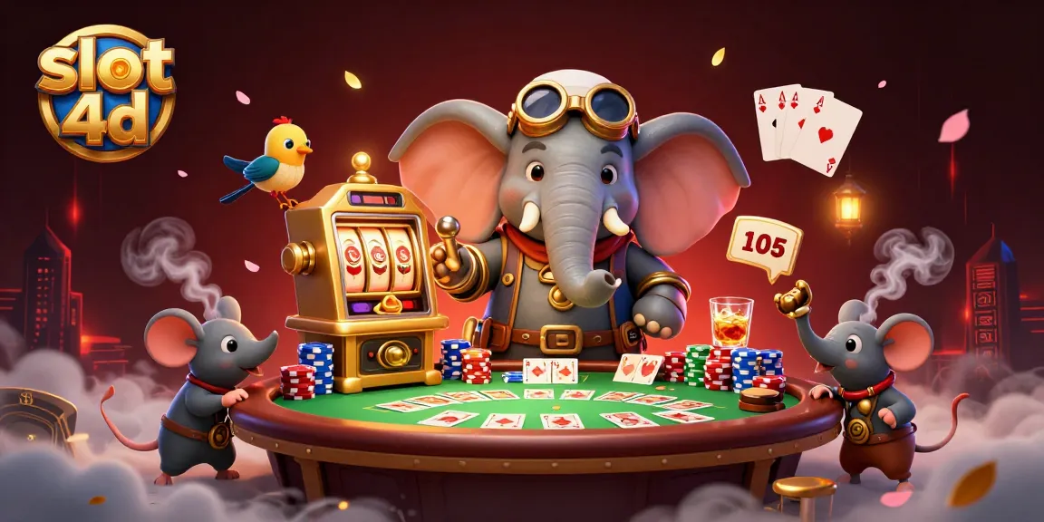 Spin the reels and win big with slot 4d in this vibrant steampunk casino scene.