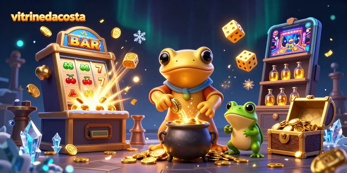 Experience exhilarating slots with vitrinedacosta featuring a vibrant 3D illustration of a magical scene.