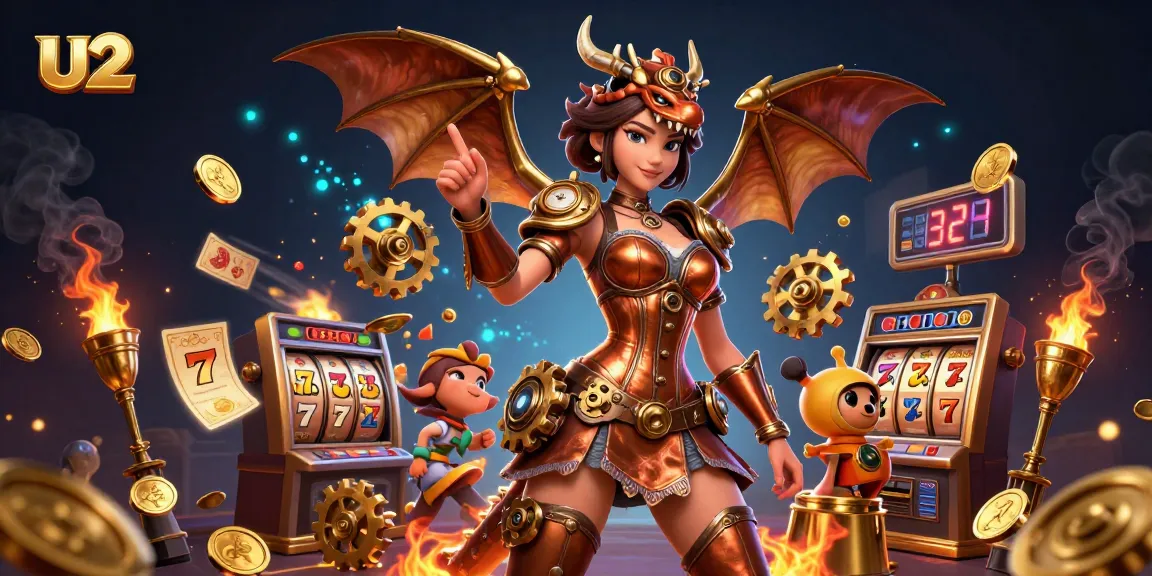 Win big at U2 casino with vibrant slot games and steampunk fantasy elements.