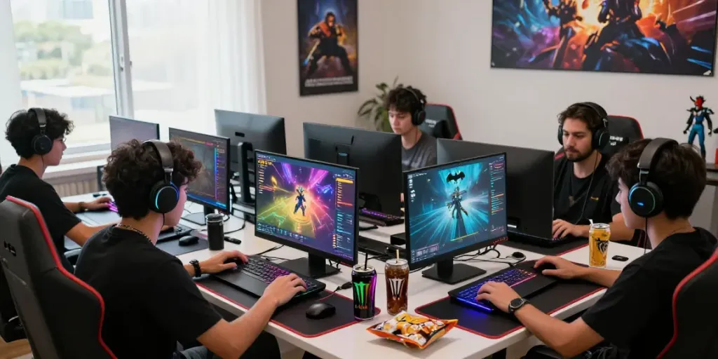 Players enjoying Batman138 online gaming in a vibrant and engaging atmosphere.