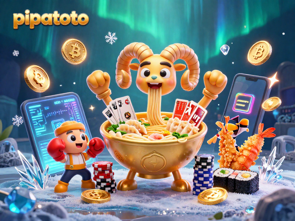 Pipatoto players enjoy vibrant slots and casino games in a colorful animated scene filled with action.
