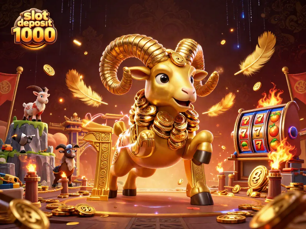Engage in excitement with the slot deposit 1000 scene featuring dynamic characters and vibrant casino elements.