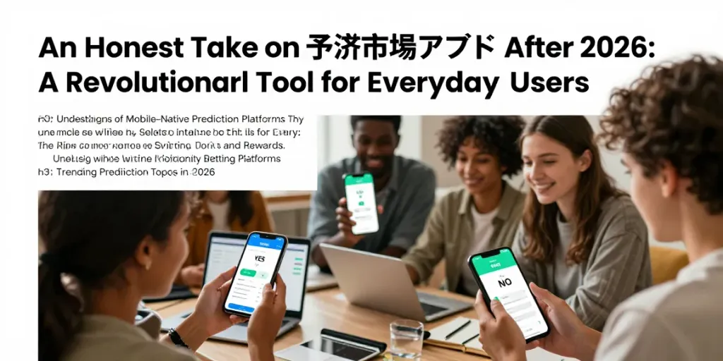 予測市場 アプリ insights shown in An Honest Take on 予測市場 アプリ After 2026: A Revolutionary Tool for Everyday Users