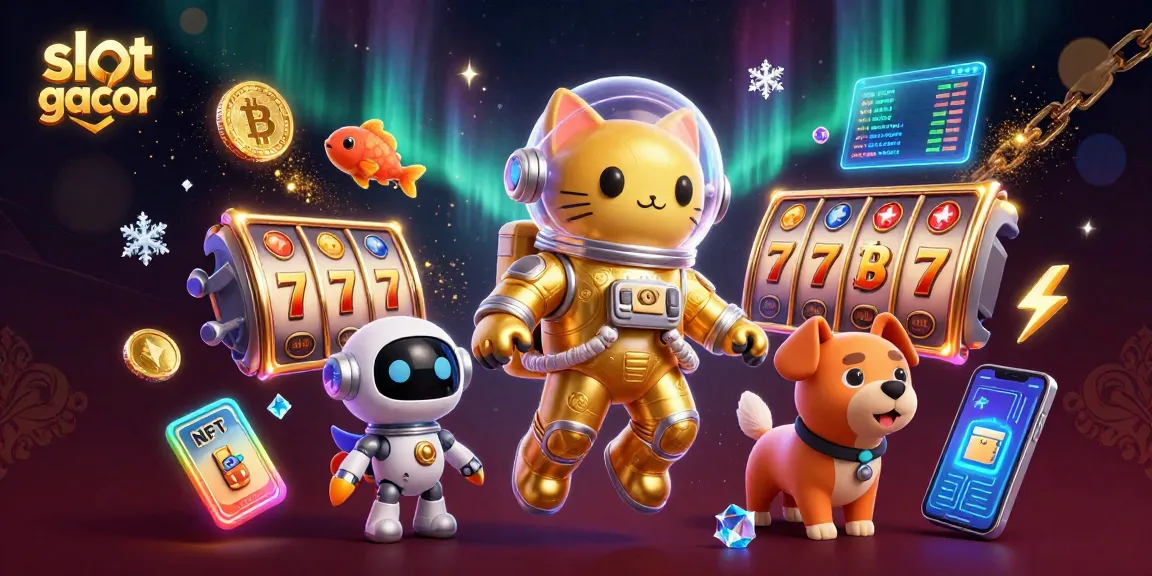 Menangkan slot gacor dengan serunya, menghadirkan suasana luar angkasa dengan kucing astronot dan anjing robot.