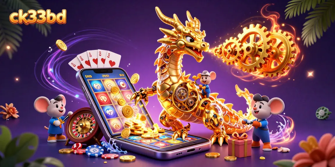 Engage with ck33bd's exciting slot gaming experience featuring thrilling golden dragon and interactive elements.