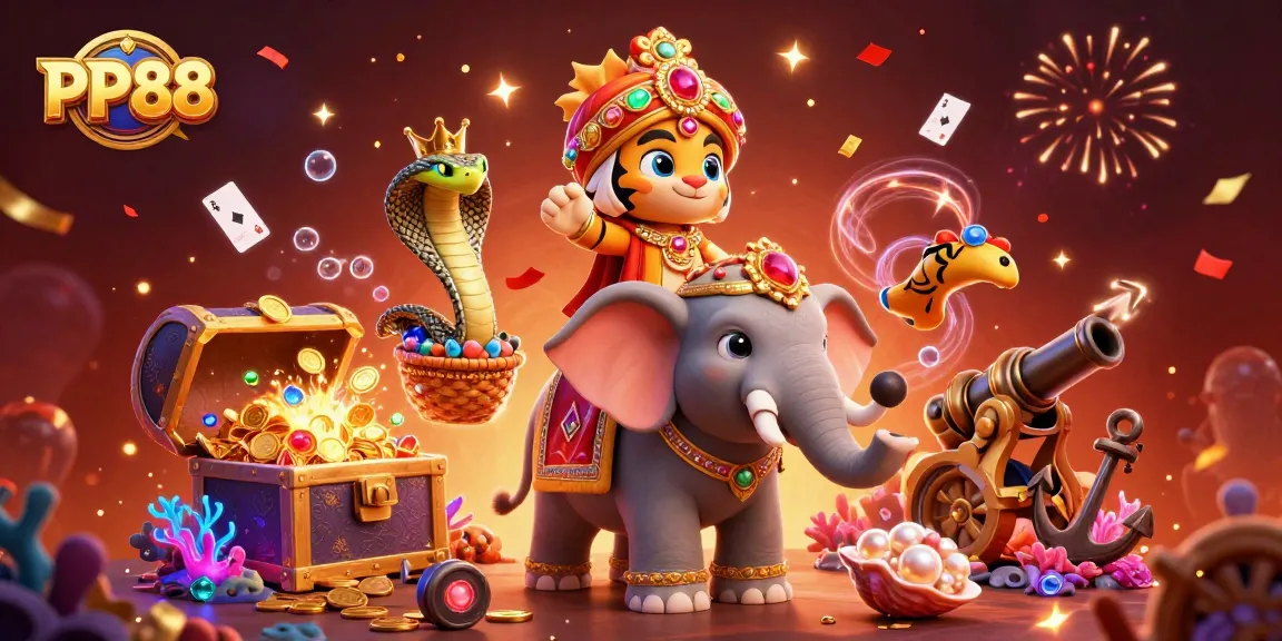 Join the thrill of PP88 with dynamic characters and vibrant casino elements!
