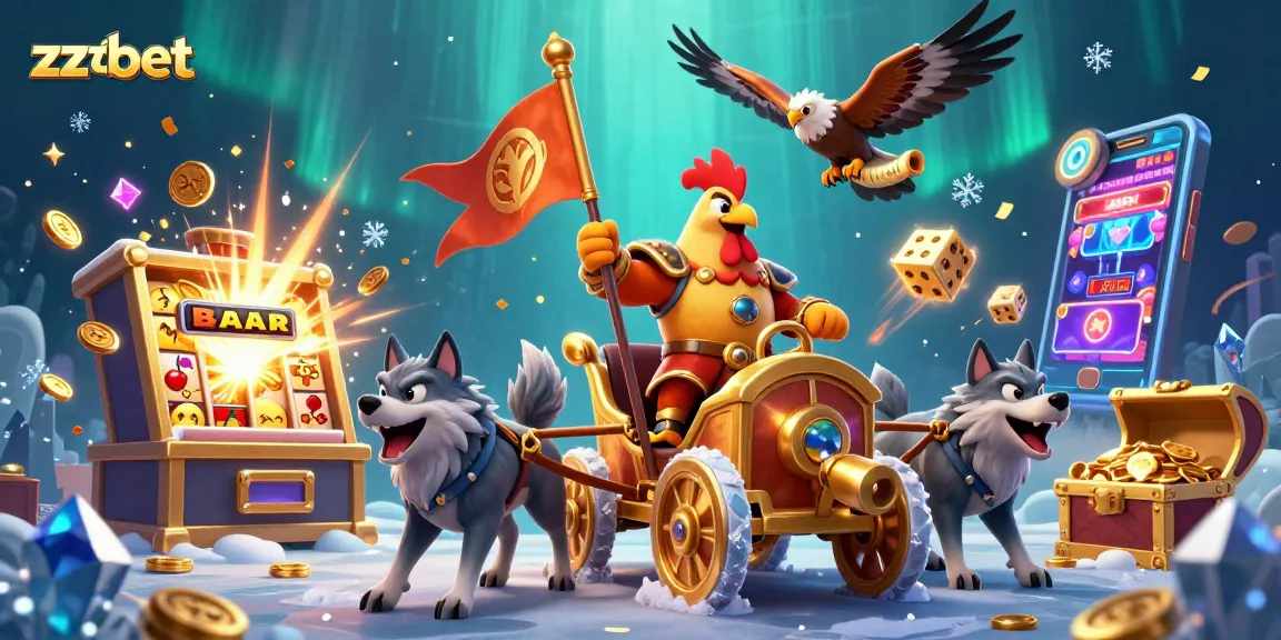 Ganhe recompensas incríveis com zzzbet em uma ilustração divertida de cassino 3D.