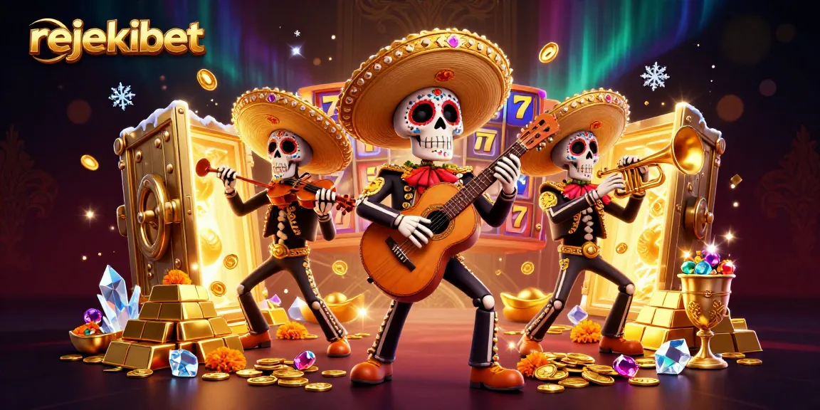 Win big with the rejekibet platform featuring vibrant mariachi characters and slot elements