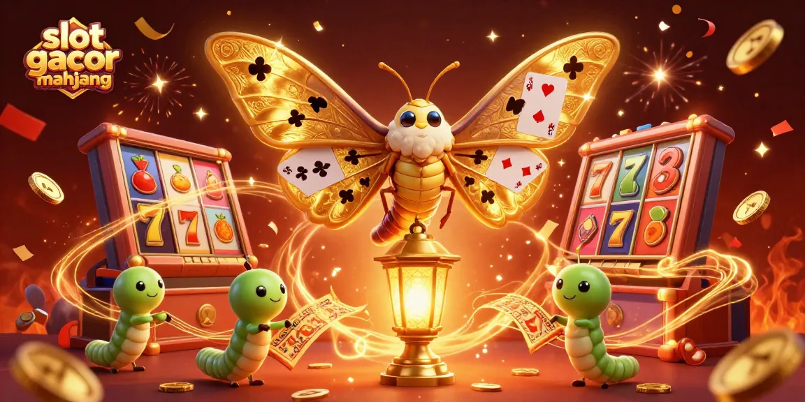 Experience thrilling slot gacor mahjong in an intense casino scene filled with vibrant symbols and energy.