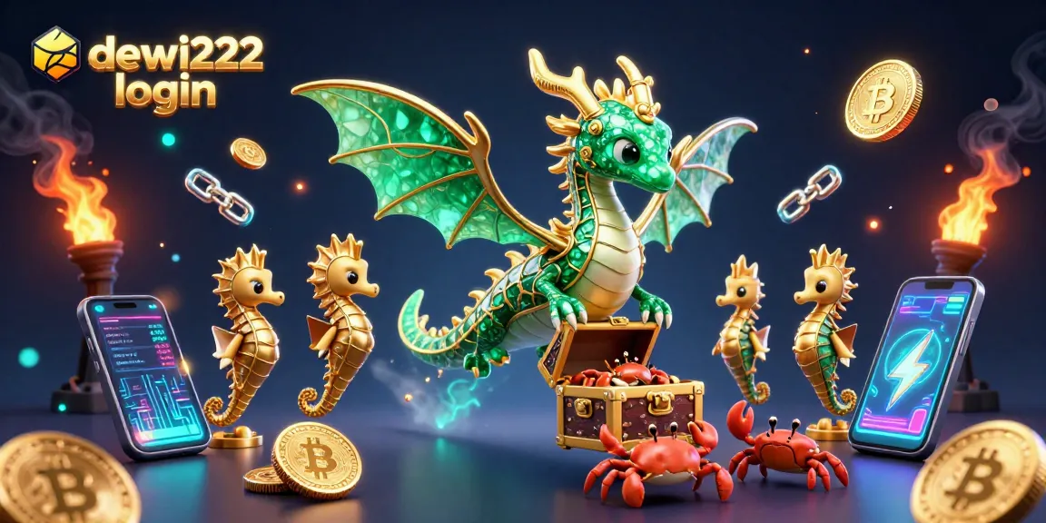 Mengakses dewi222 login dengan permainan slot online yang seru melalui ilustrasi kartun digital 3D yang menarik.