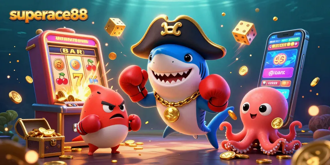 Experience the thrill of winning at superace88 with vibrant casino games and dynamic characters.