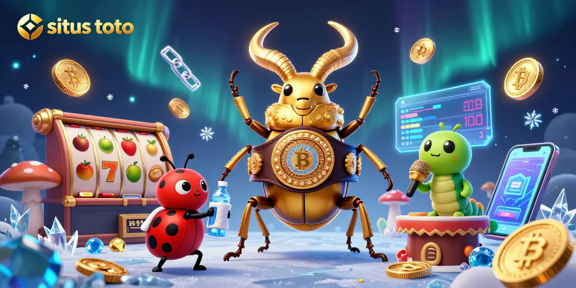 Engage in situs toto gaming with vibrant visuals of a dynamic, high-quality 3D illustration