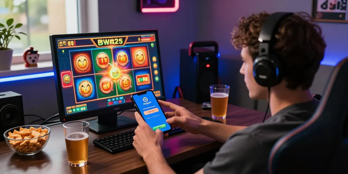 Engaging online gaming experience showcasing deposit tanpa minimal feature on mobile device with vibrant slot graphics.