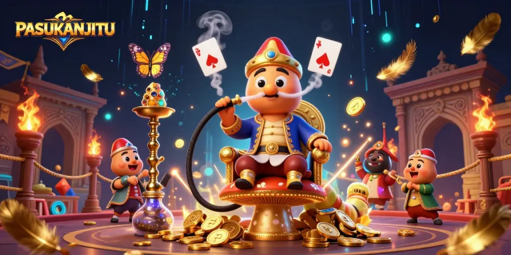PASUKANJITU offers immersive gaming experiences with vibrant characters and casino elements.